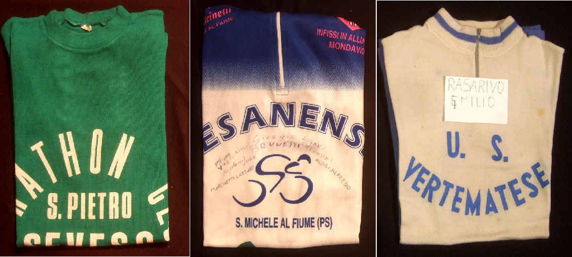 maglie donate al Santuario della Madonna del Ghisallo